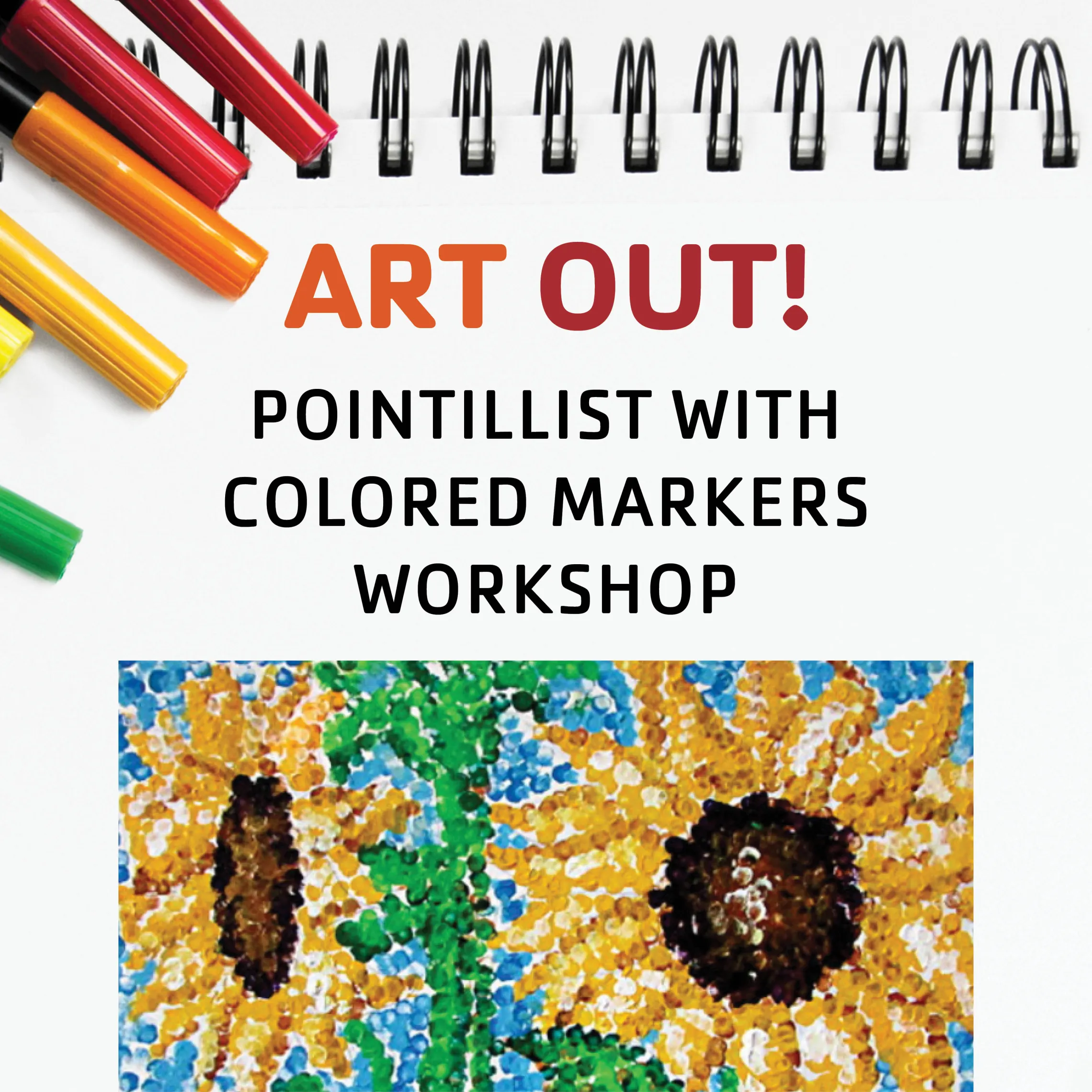 Pointillist With Colored Markers Workshop